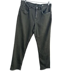 Faherty Stretch Terry 5-Pocket Athletic Pants Men 34x32 Olive Green